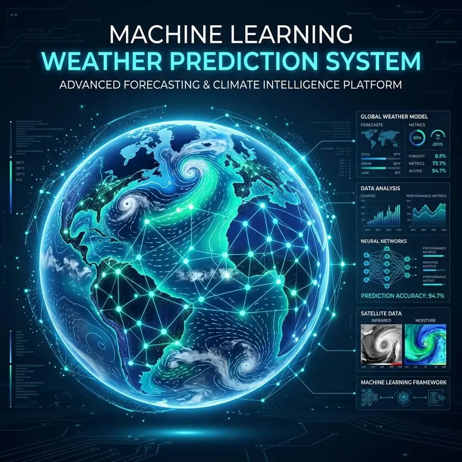Weather Prediction System: deep learning forecasts with LLM & RAG insights.