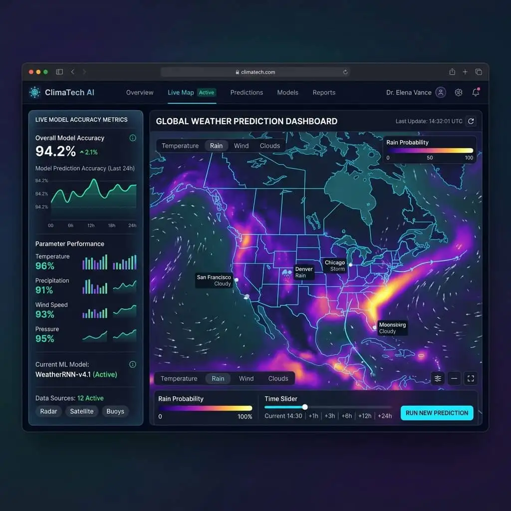 Deep Learning Forecast Model — Salesforce loan origination platform UI
