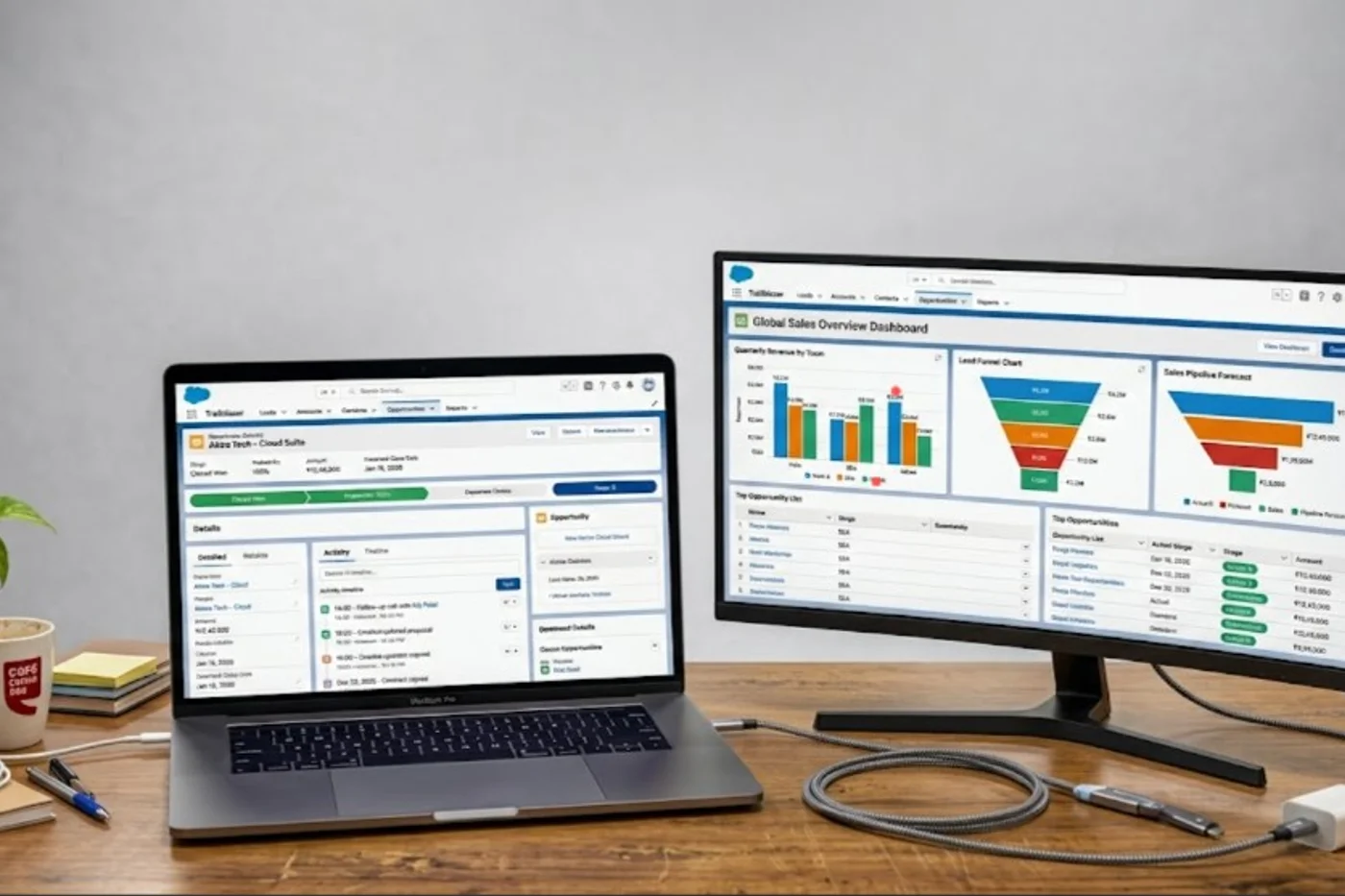 Shell Enterprise Salesforce CRM: 2026 multi-cloud Lightning for mobility operations.