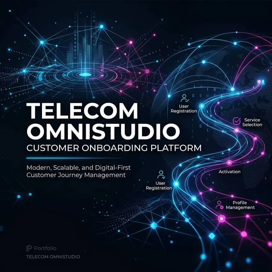 Telecom OmniStudio Customer Onboarding Platform